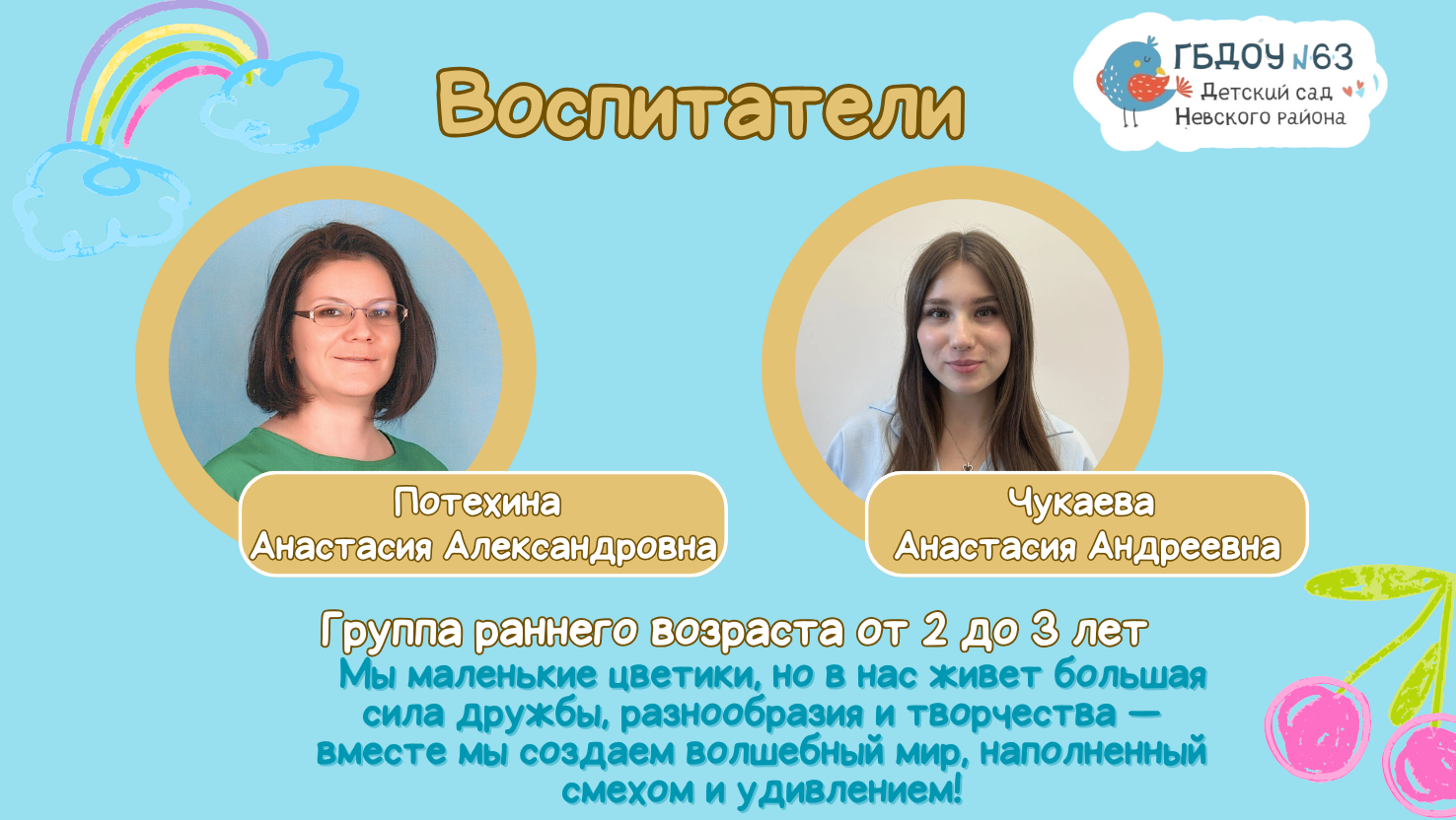 Визитки воспитателей на сайт 1